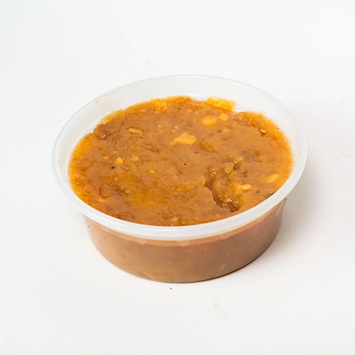 Sweet carrot halwa made with grated carrots and milk