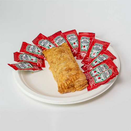 Paneer puff with flaky crust and aromatic filling
