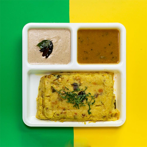 Delicious South Indian upma made with semolina and spices